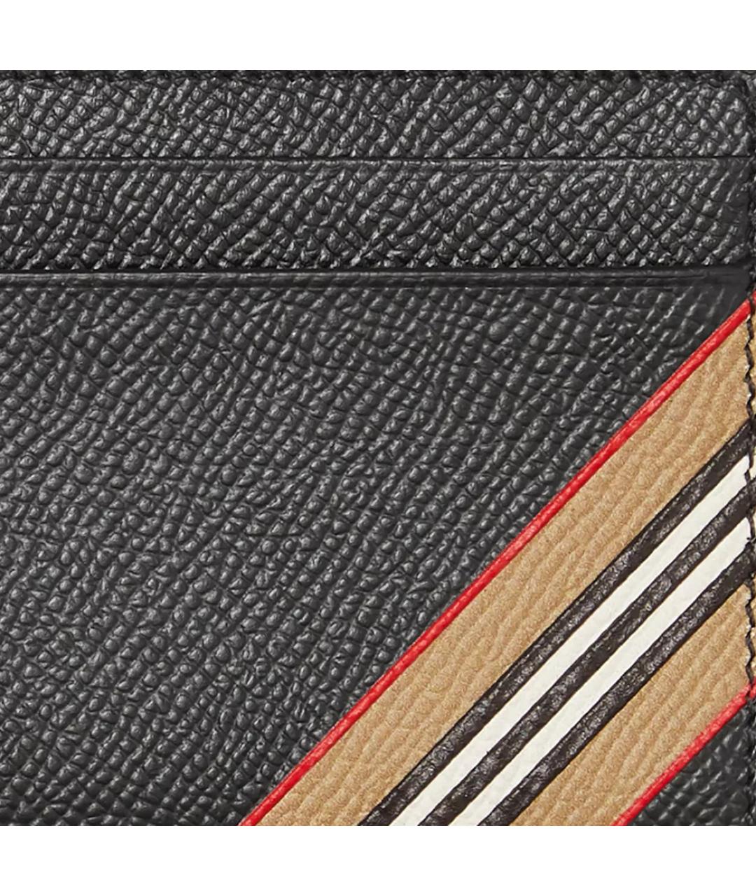 BURBERRY Черный кожаный кардхолдер, фото 4