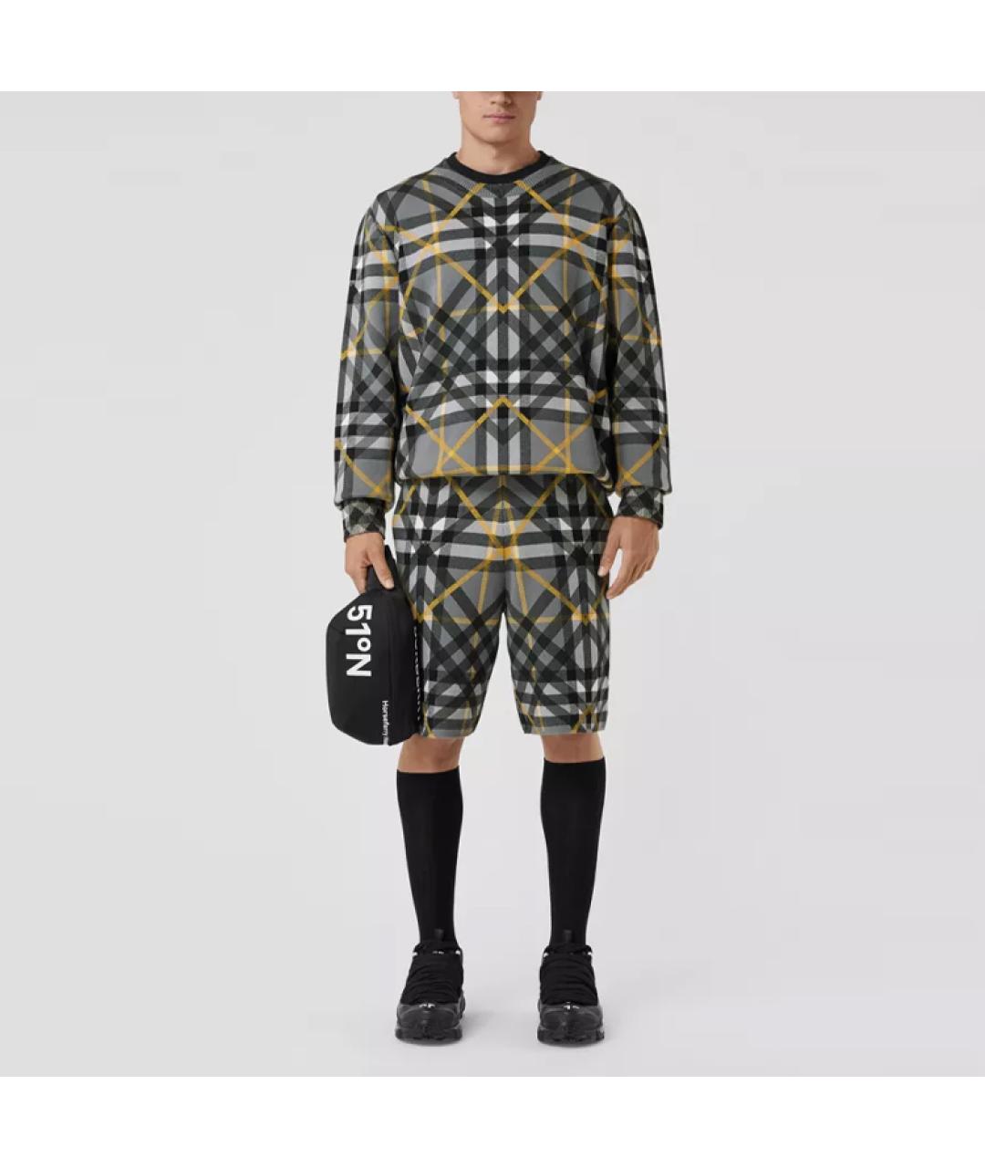 BURBERRY Мульти хлопковый джемпер / свитер, фото 2