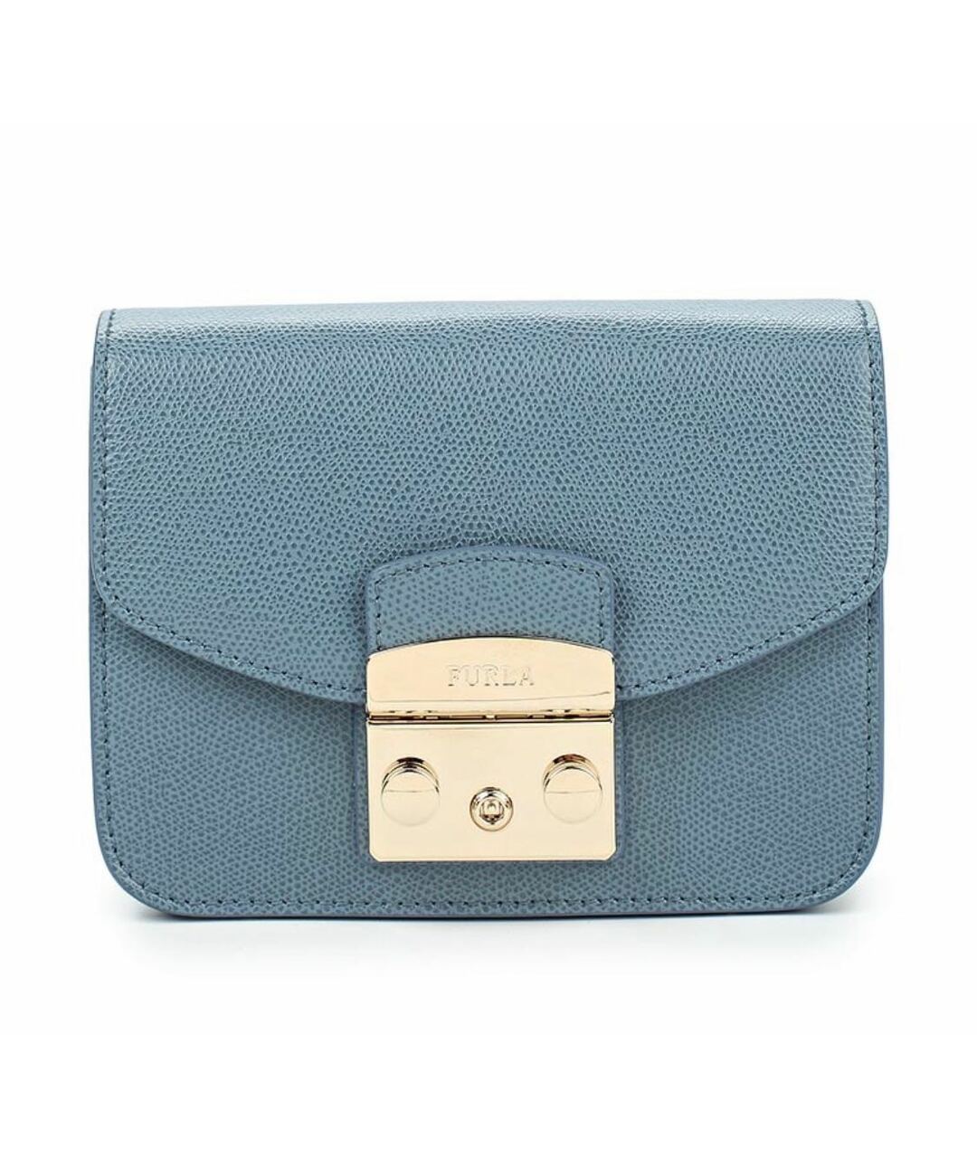 FURLA Серая кожаная сумка тоут, фото 1