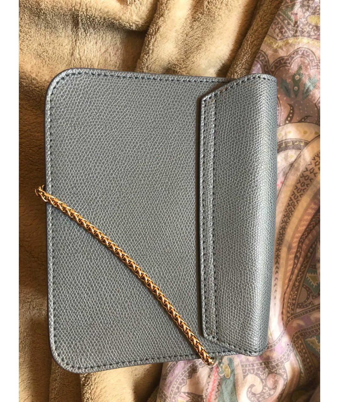 FURLA Серая кожаная сумка тоут, фото 5