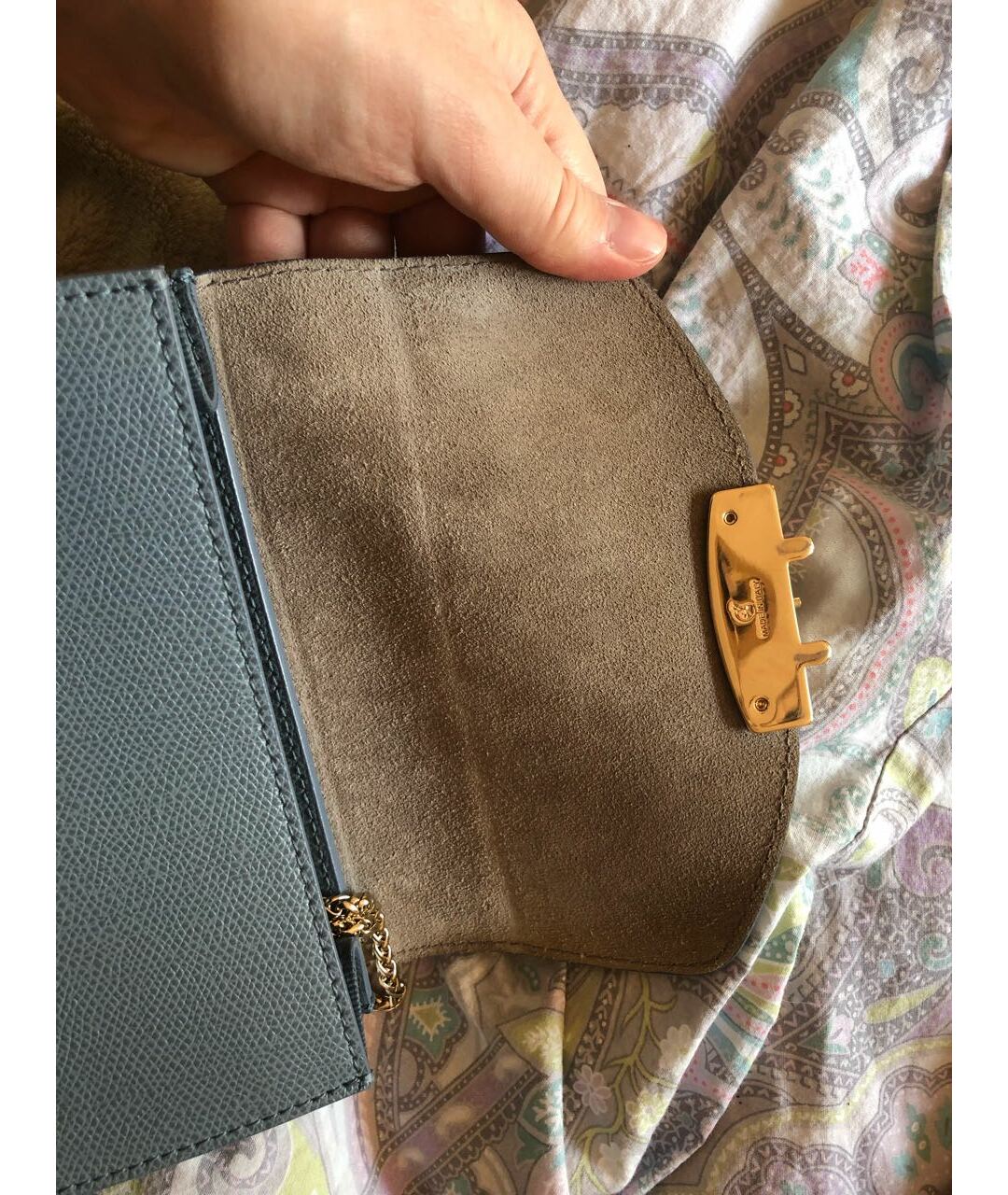 FURLA Серая кожаная сумка тоут, фото 6