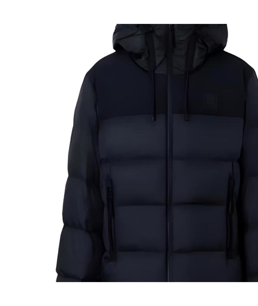 BURBERRY Темно-синий пуховик, фото 4