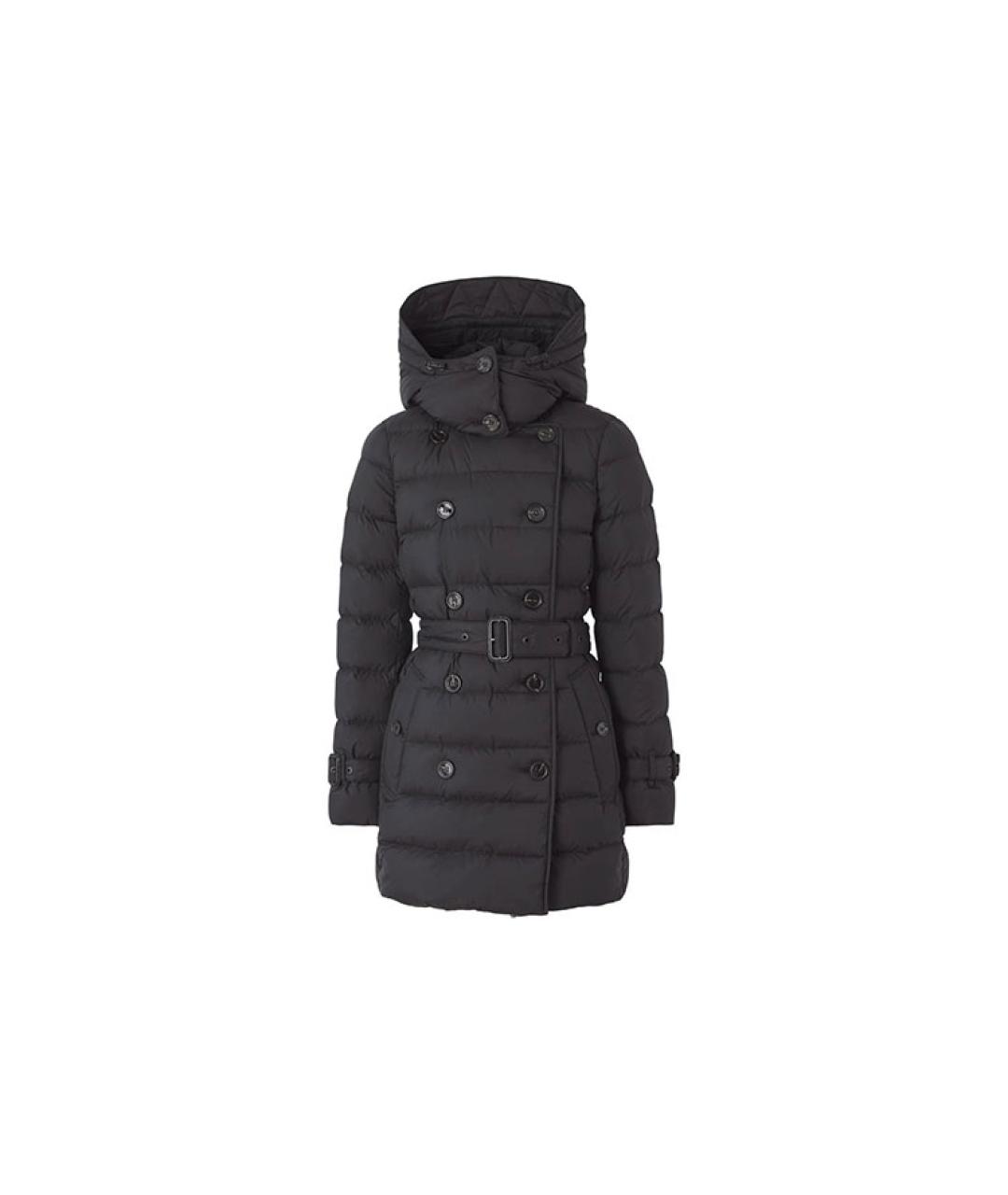 BURBERRY Черный пуховик, фото 1