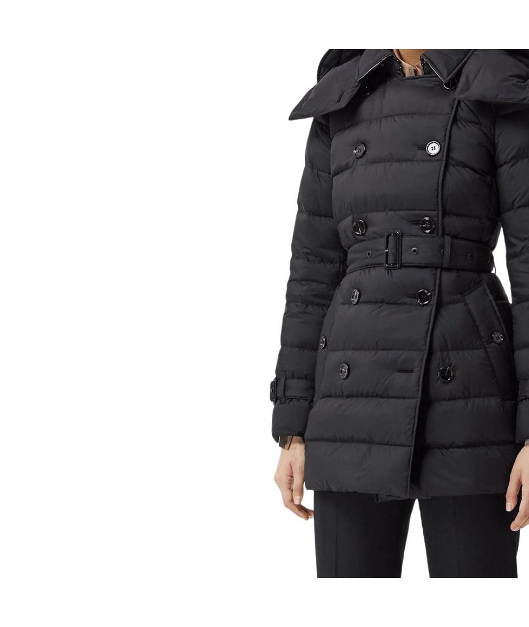 BURBERRY Черный пуховик, фото 4