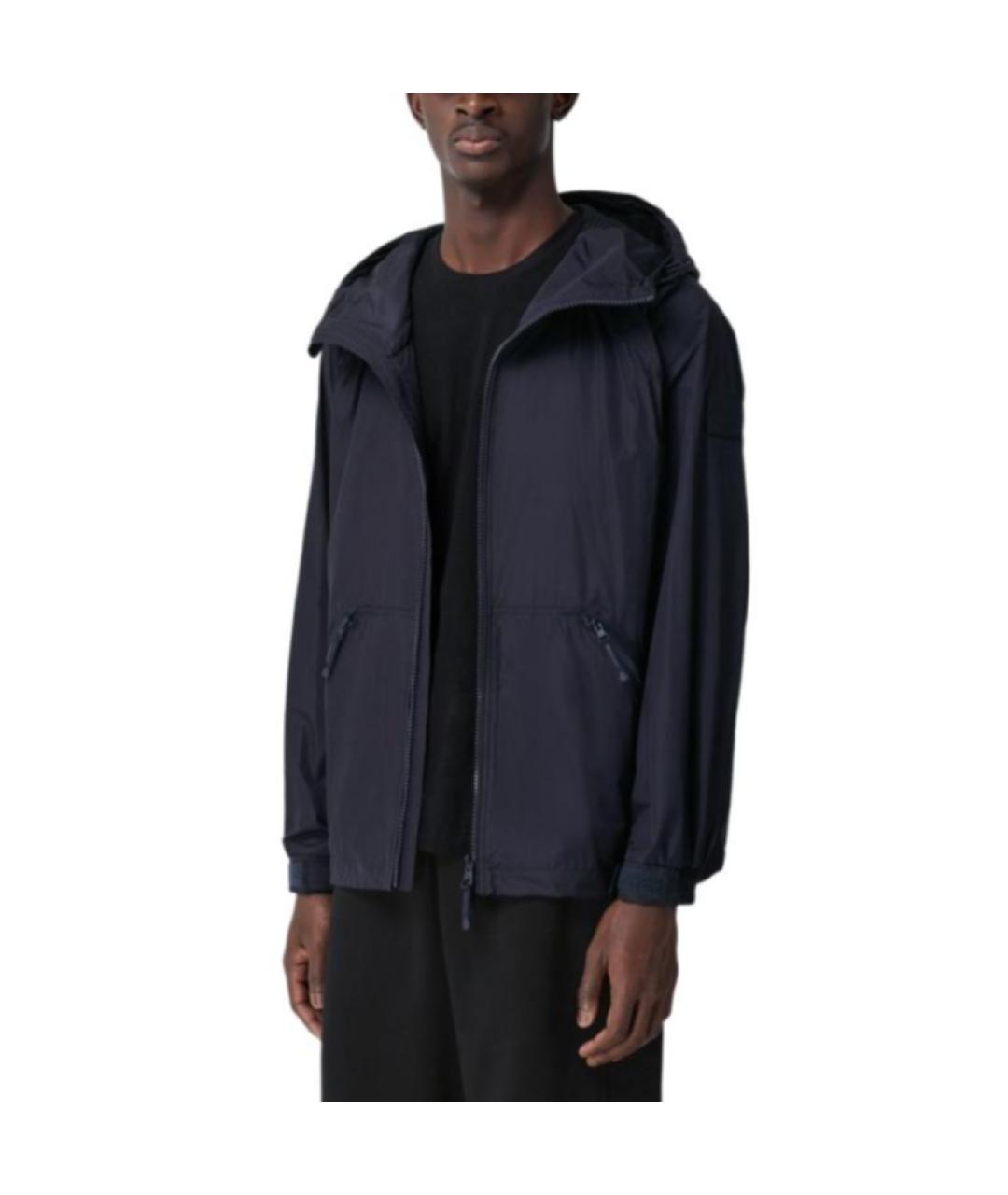 BURBERRY Темно-синяя куртка, фото 3