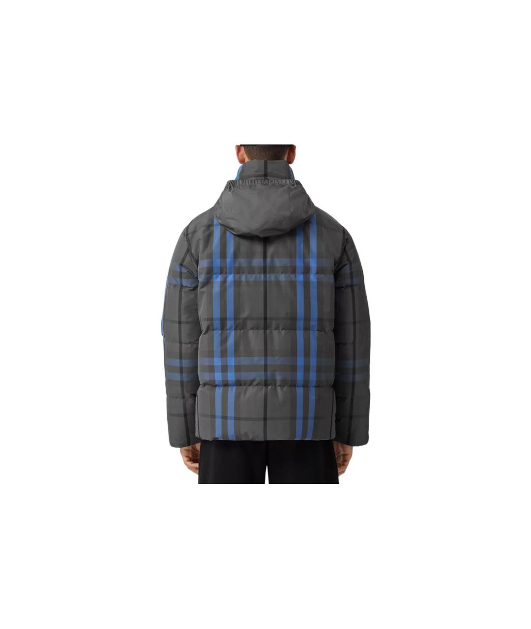 BURBERRY Серый пуховик, фото 2