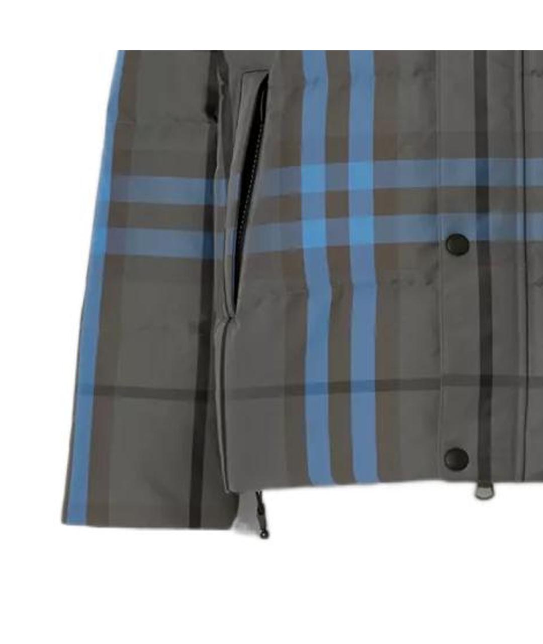 BURBERRY Серый пуховик, фото 6