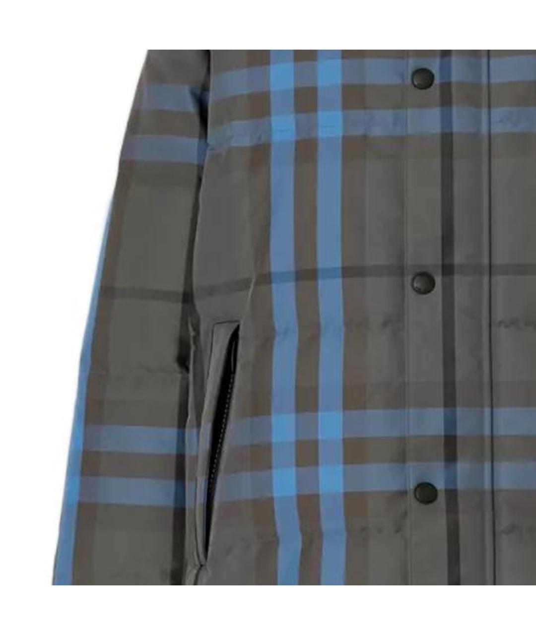 BURBERRY Серый пуховик, фото 5