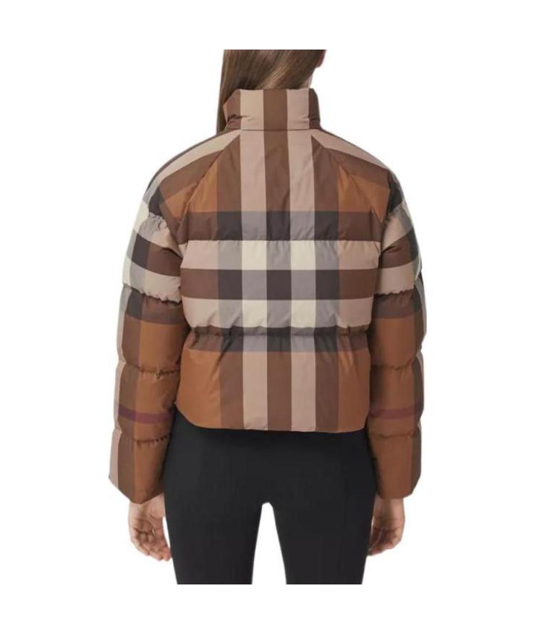 BURBERRY Коричневый пуховик, фото 4