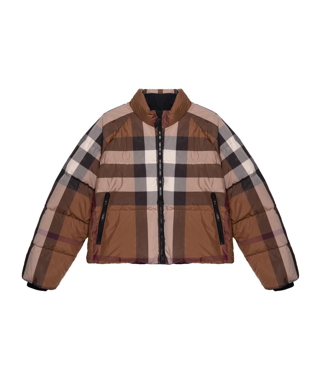 BURBERRY Коричневый пуховик, фото 1