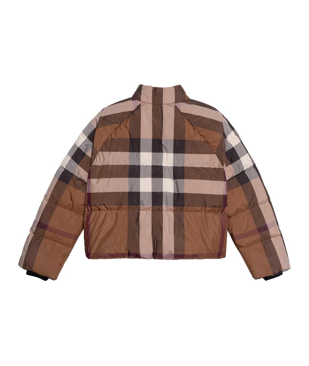 BURBERRY Коричневый пуховик, фото 2