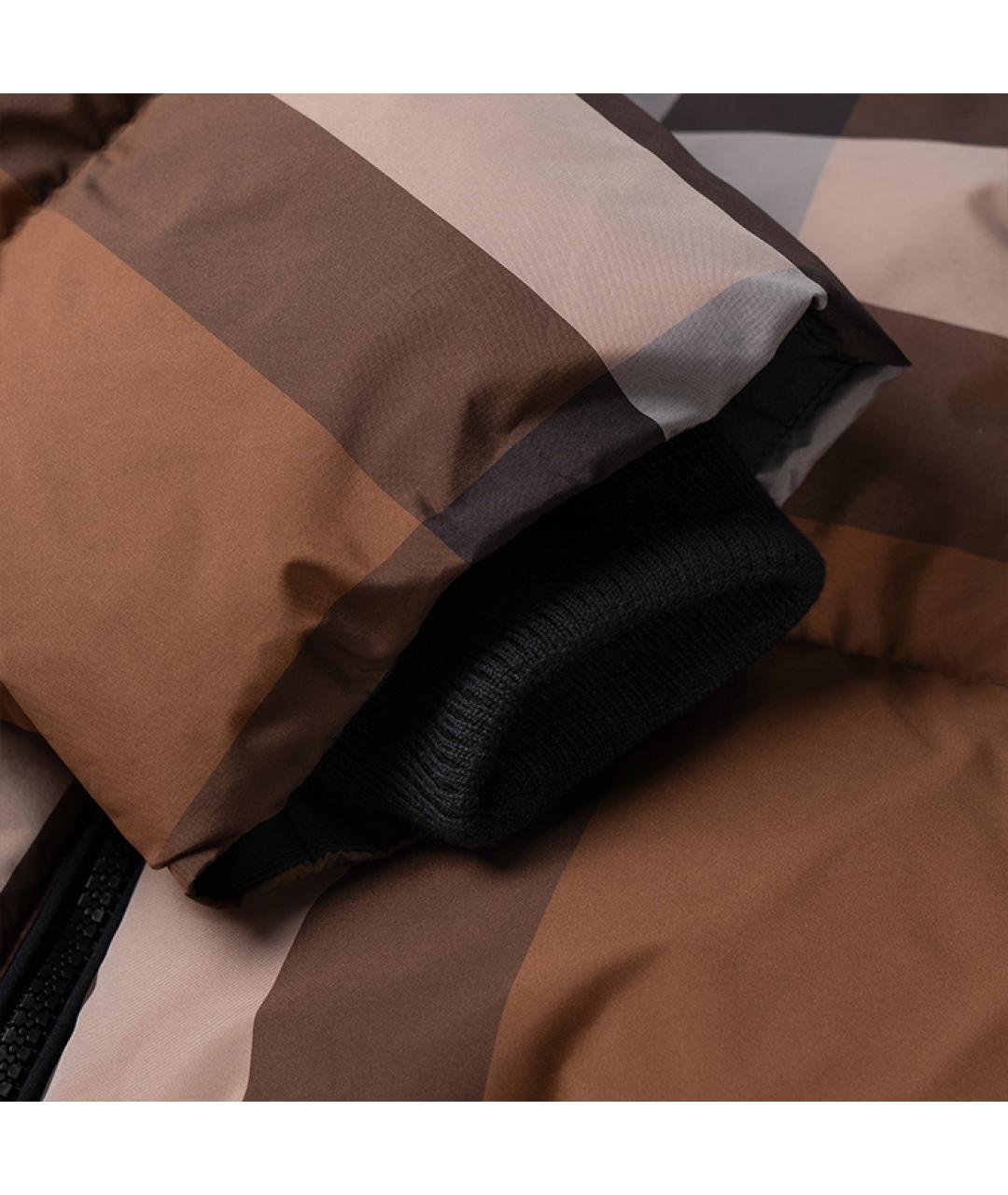 BURBERRY Коричневый пуховик, фото 5