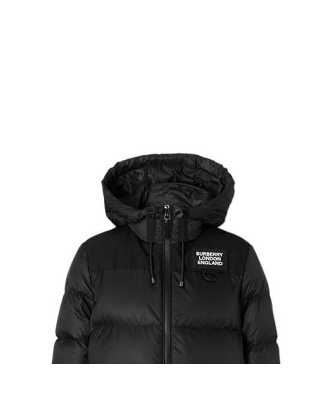 BURBERRY Черный пуховик, фото 2
