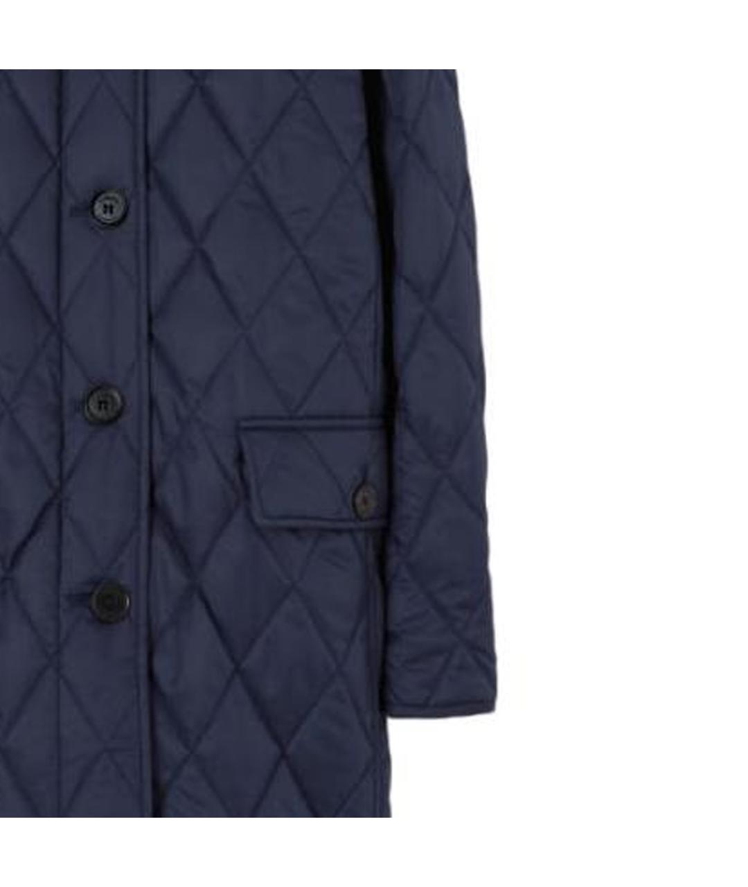 BURBERRY Темно-синий пуховик, фото 3