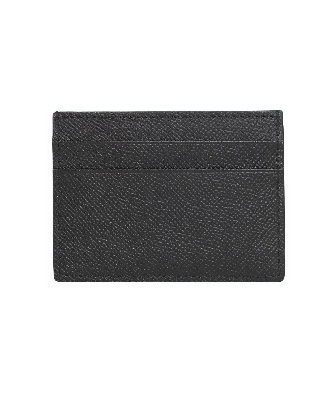 BURBERRY Черный кожаный кардхолдер, фото 4