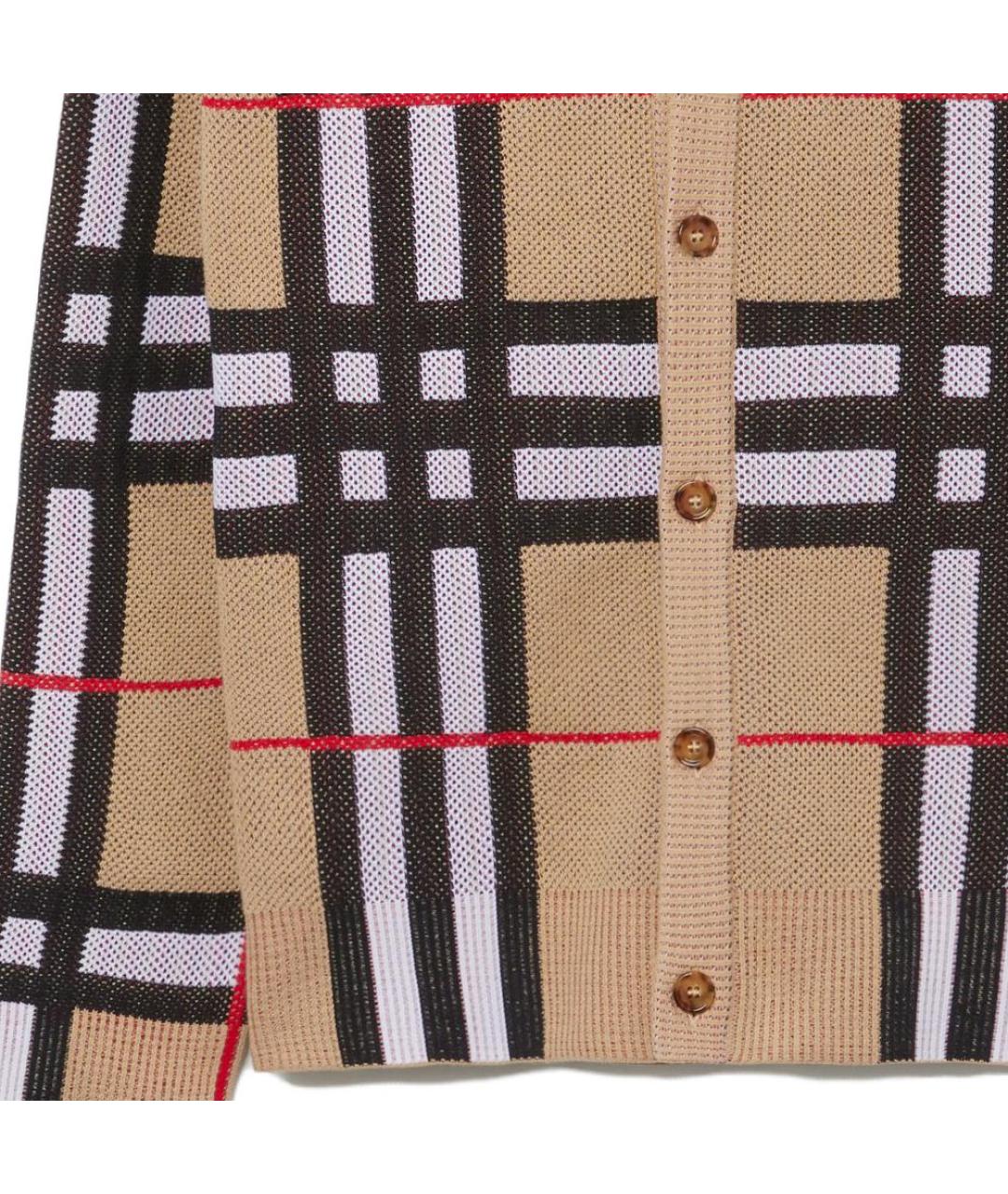 BURBERRY Бежевый полиамидовый джемпер / свитер, фото 6