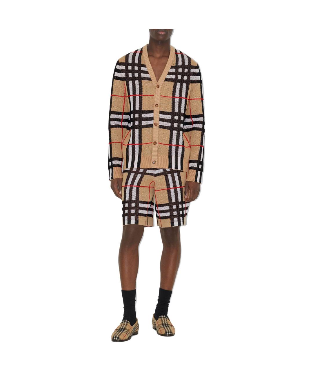 BURBERRY Бежевый полиамидовый джемпер / свитер, фото 2