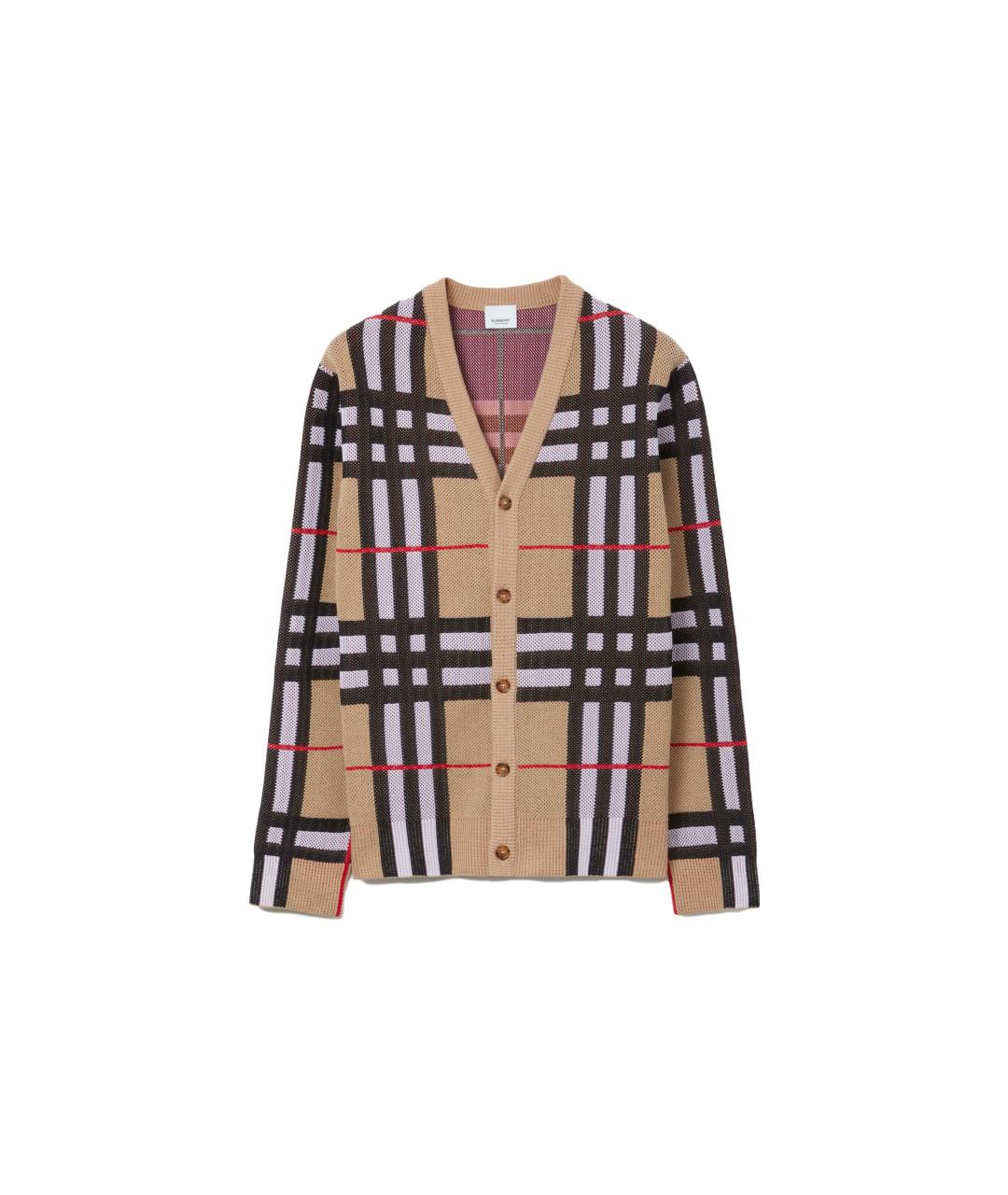 BURBERRY Бежевый полиамидовый джемпер / свитер, фото 1