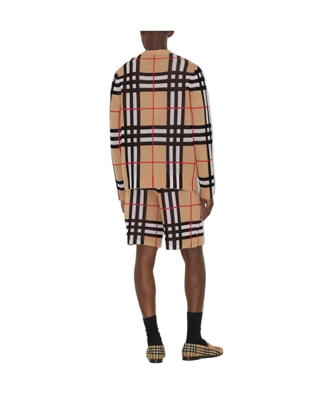 BURBERRY Бежевый полиамидовый джемпер / свитер, фото 4