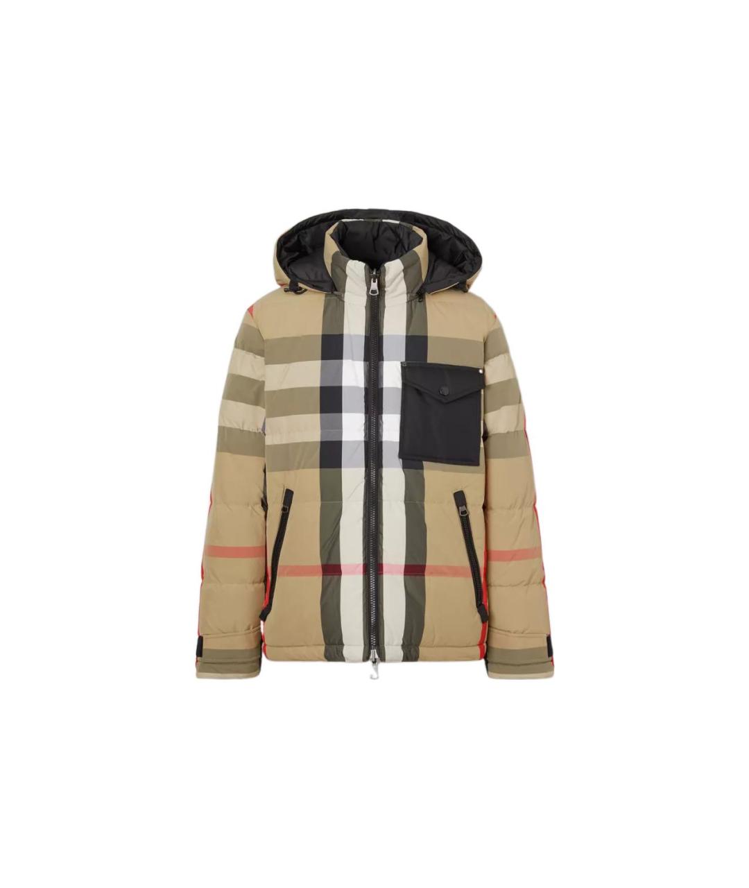 BURBERRY Бежевый пуховик, фото 1