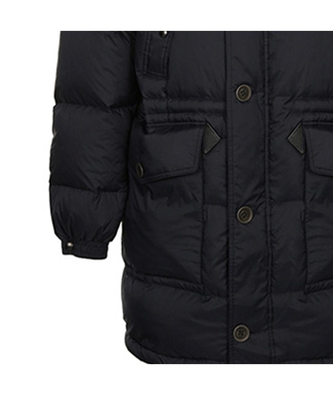 BURBERRY Темно-синий пуховик, фото 6