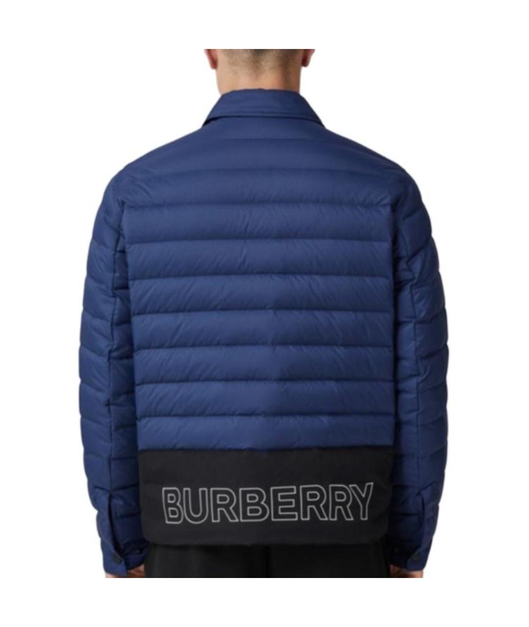 BURBERRY Темно-синий пуховик, фото 3