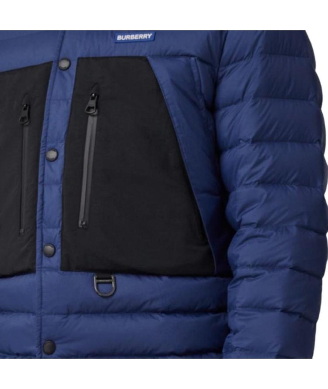 BURBERRY Темно-синий пуховик, фото 5
