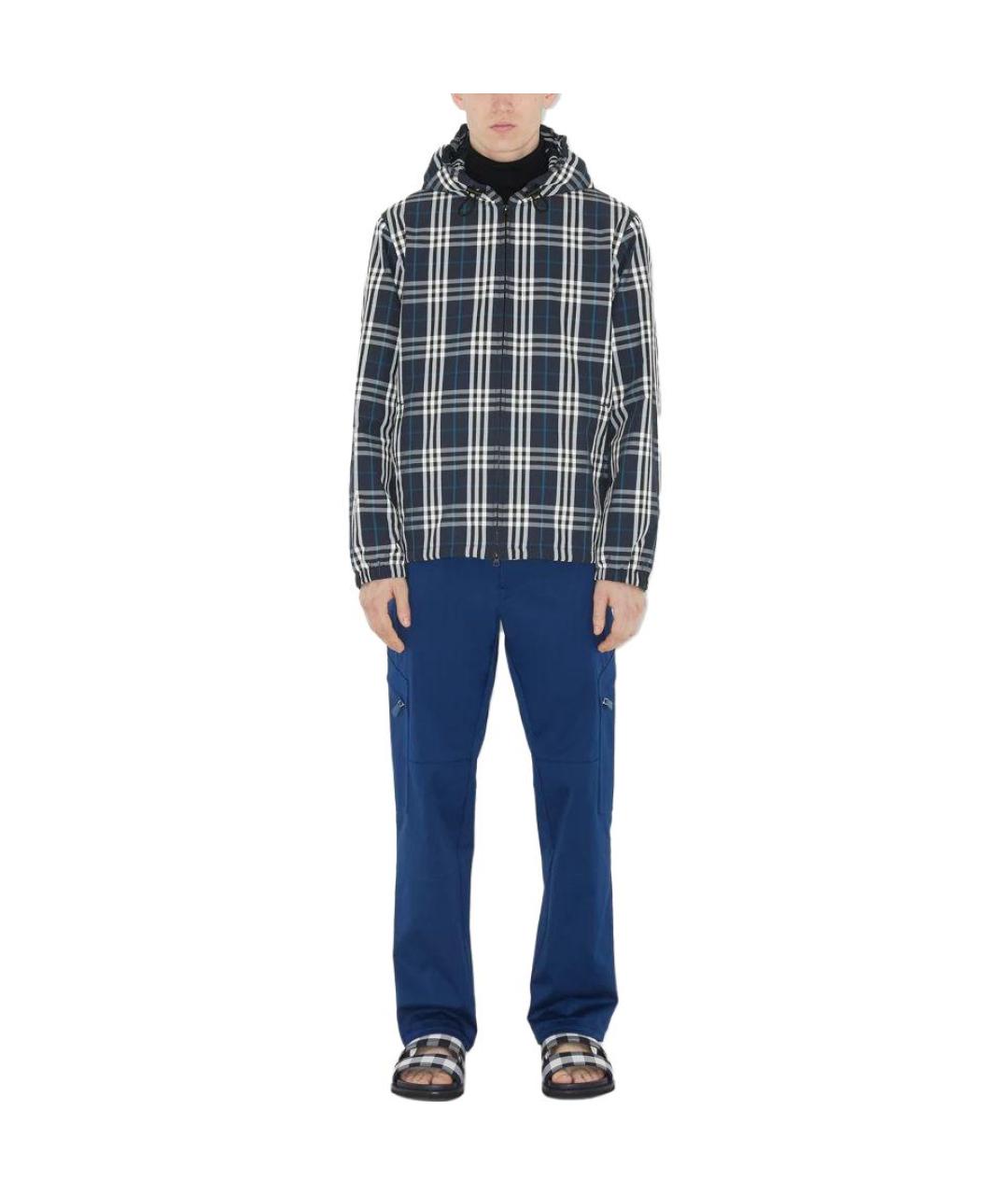 BURBERRY Синяя куртка, фото 2