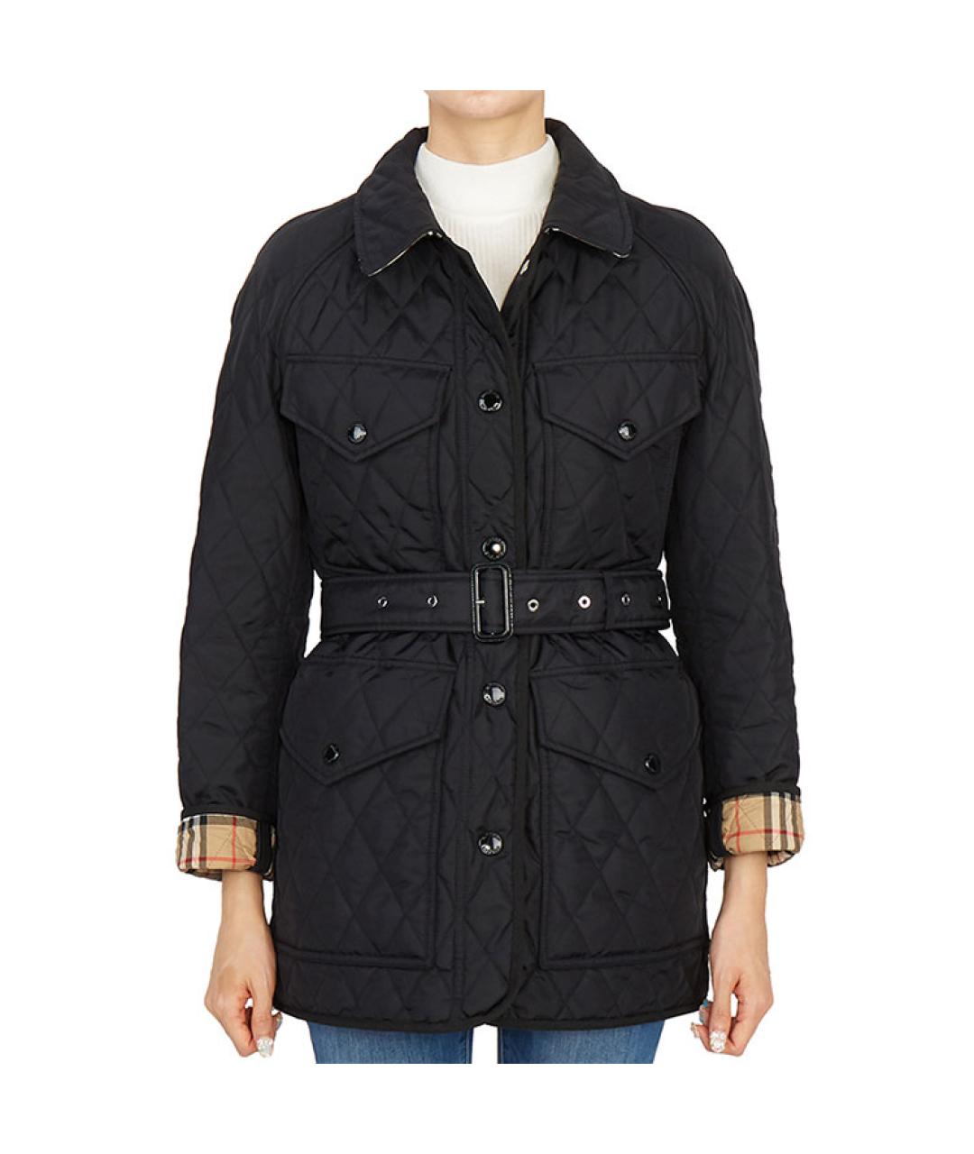 BURBERRY Черный пуховик, фото 2