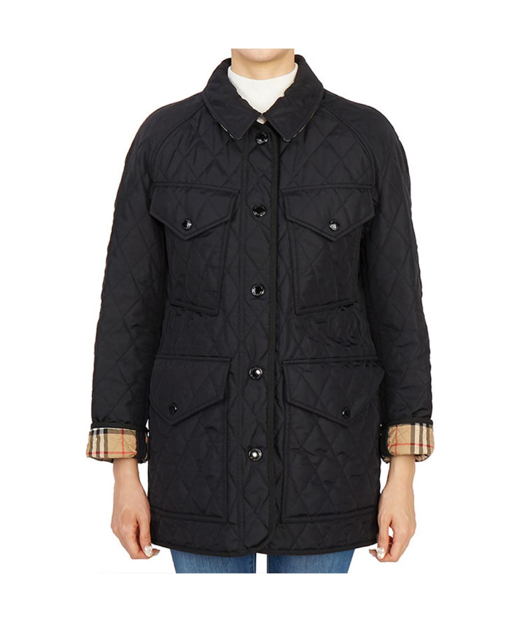 BURBERRY Черный пуховик, фото 3