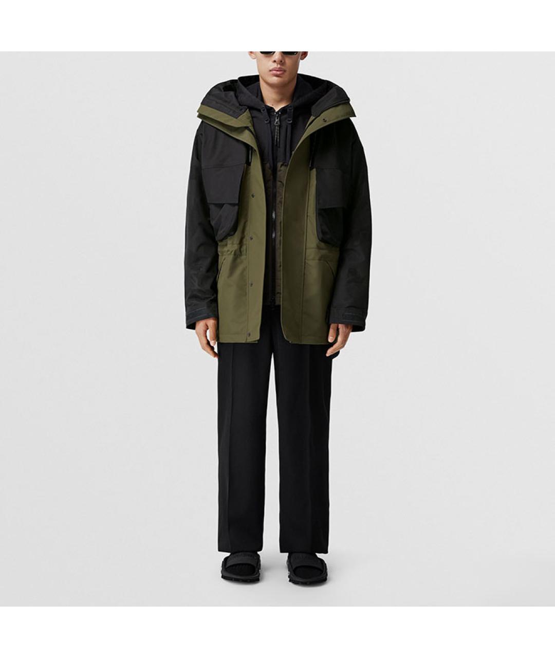 BURBERRY Черная куртка, фото 2