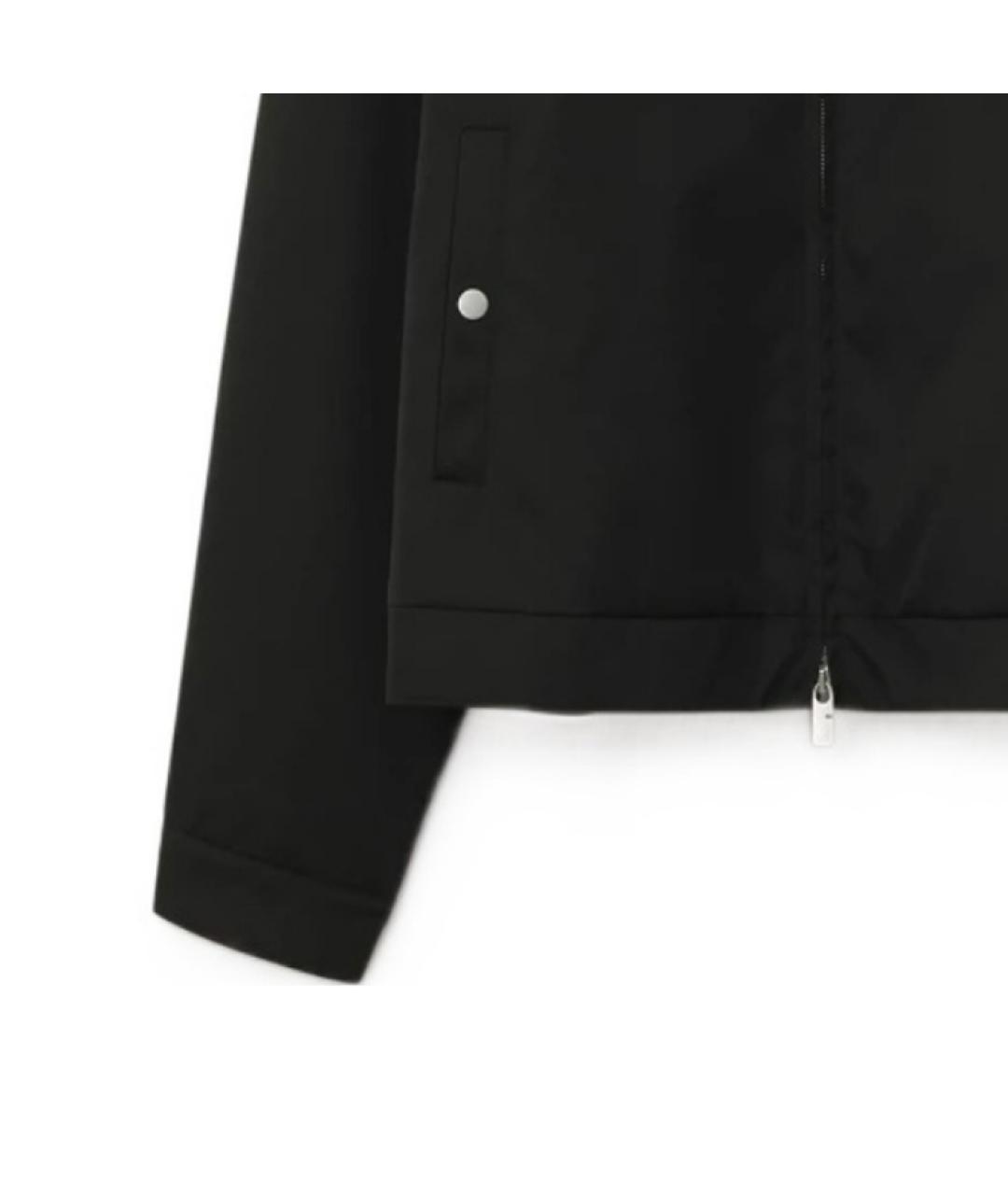 BURBERRY Черная хлопковая куртка, фото 4