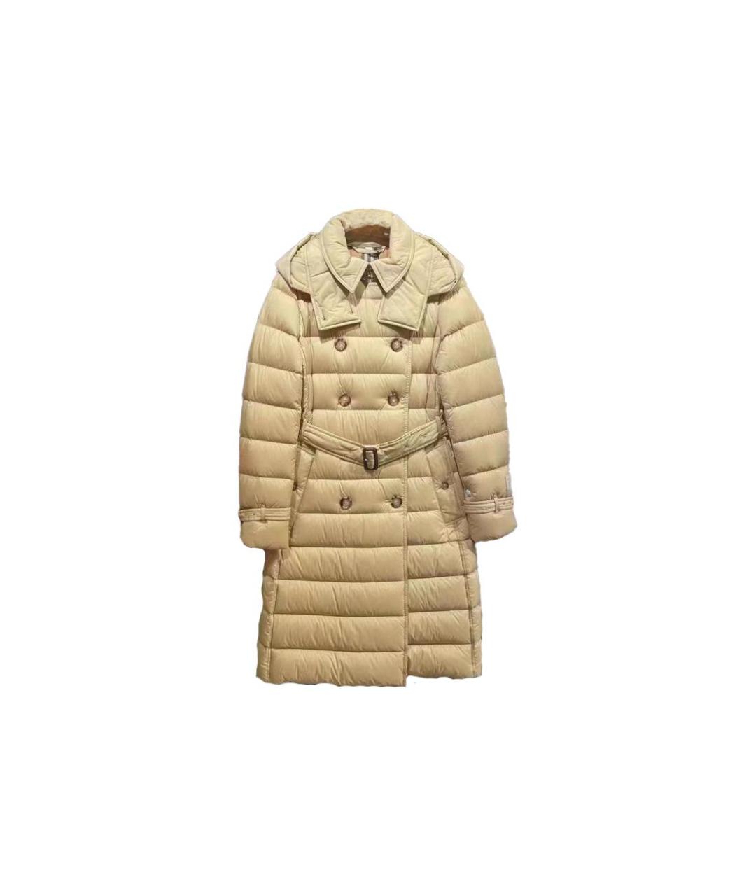 BURBERRY Желтый пуховик, фото 1