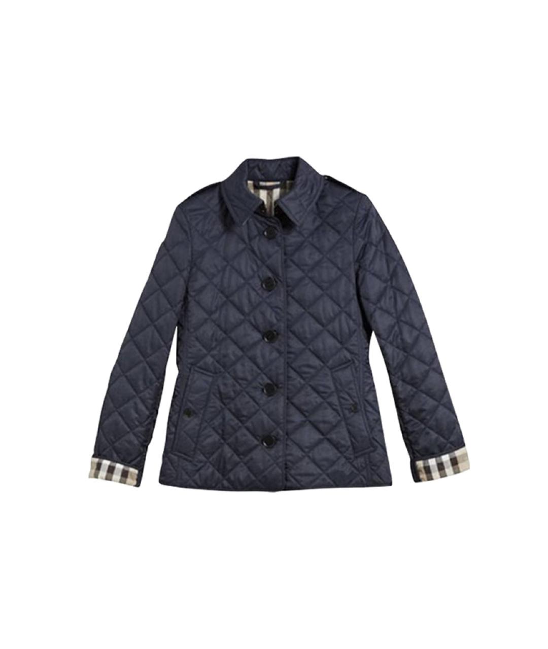 BURBERRY Темно-синий пуховик, фото 1