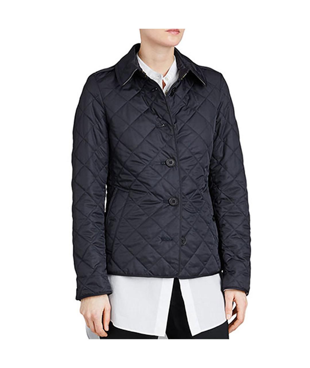 BURBERRY Темно-синий пуховик, фото 2