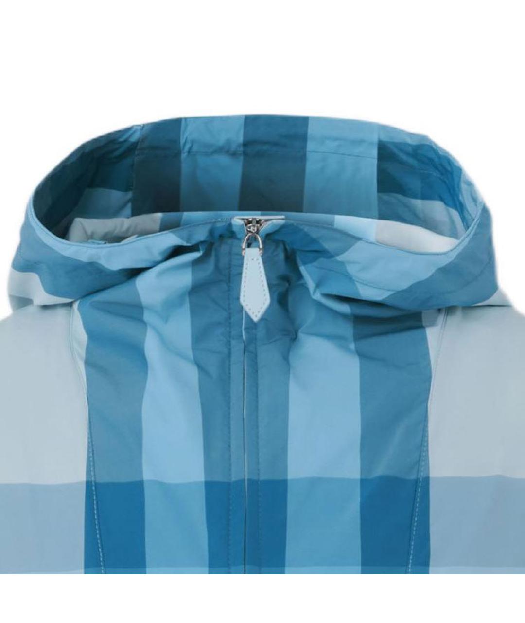 BURBERRY Голубая куртка, фото 2