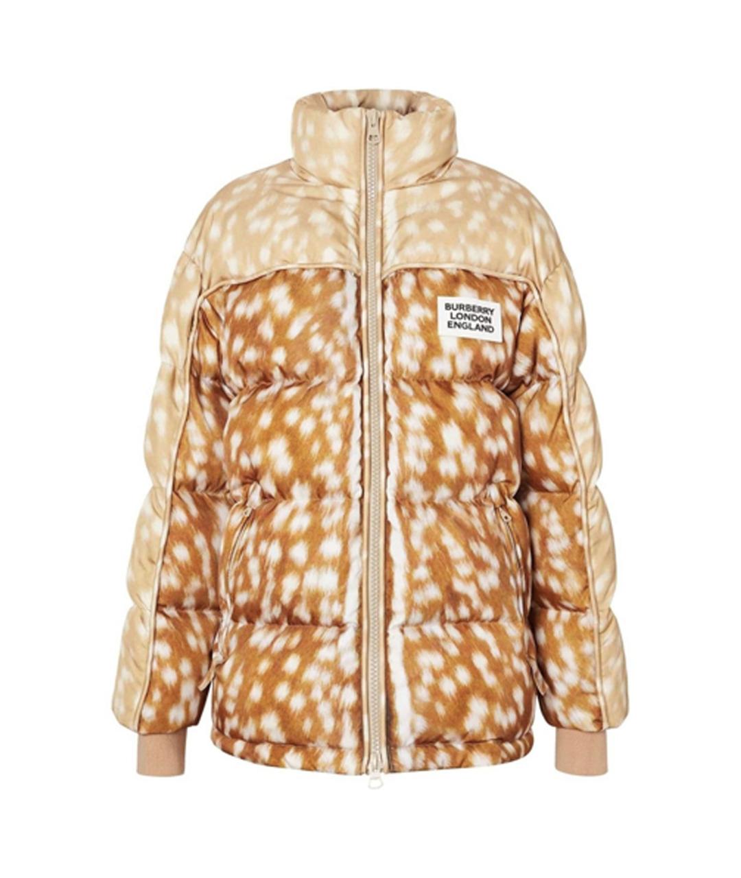 BURBERRY Коричневый пуховик, фото 1