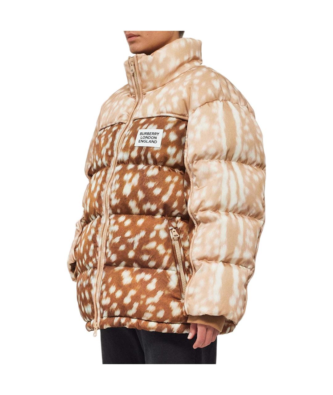 BURBERRY Коричневый пуховик, фото 2