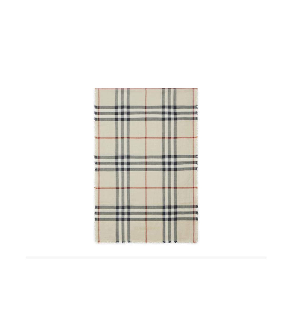 BURBERRY Мульти шерстяной шарф, фото 2