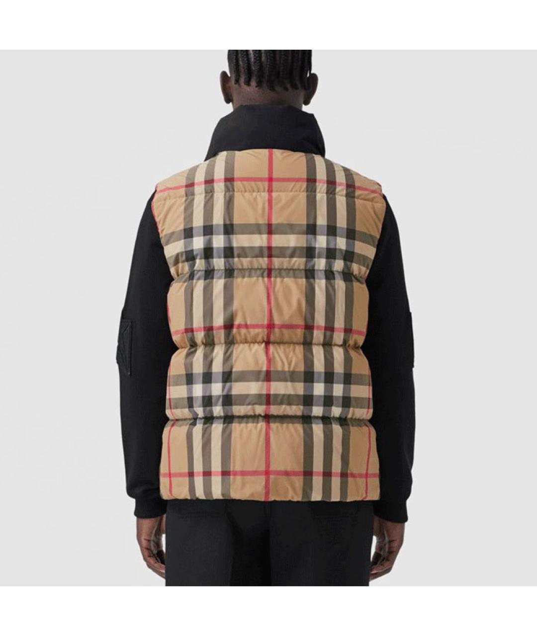 BURBERRY Коричневый пуховик, фото 2