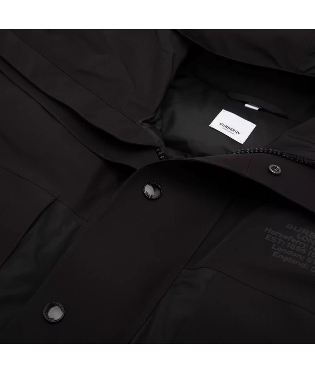BURBERRY Черный пуховик, фото 4