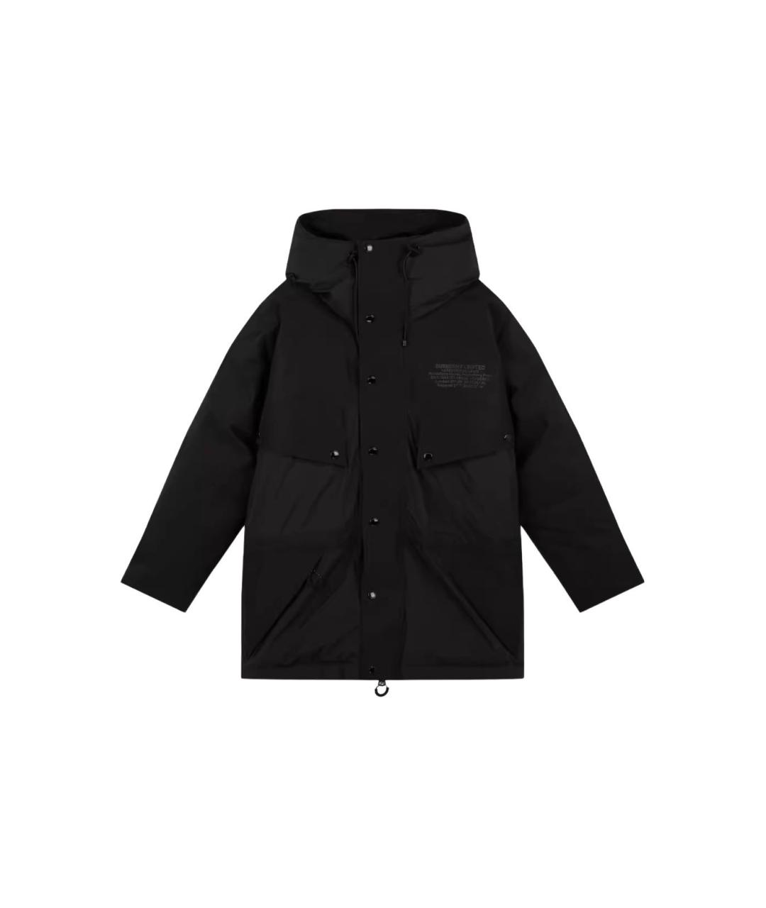 BURBERRY Черный пуховик, фото 1
