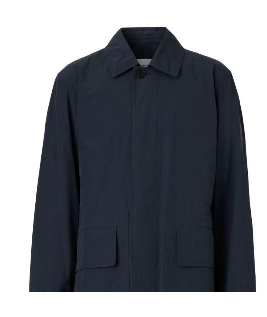 BURBERRY Темно-синяя куртка, фото 4