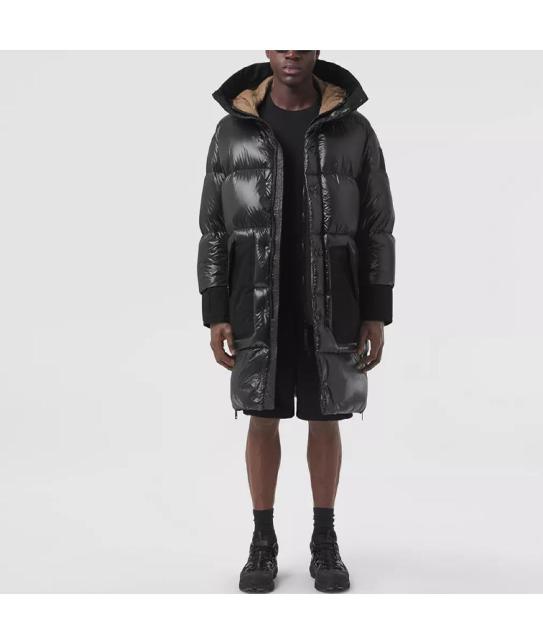 BURBERRY Черный пуховик, фото 3