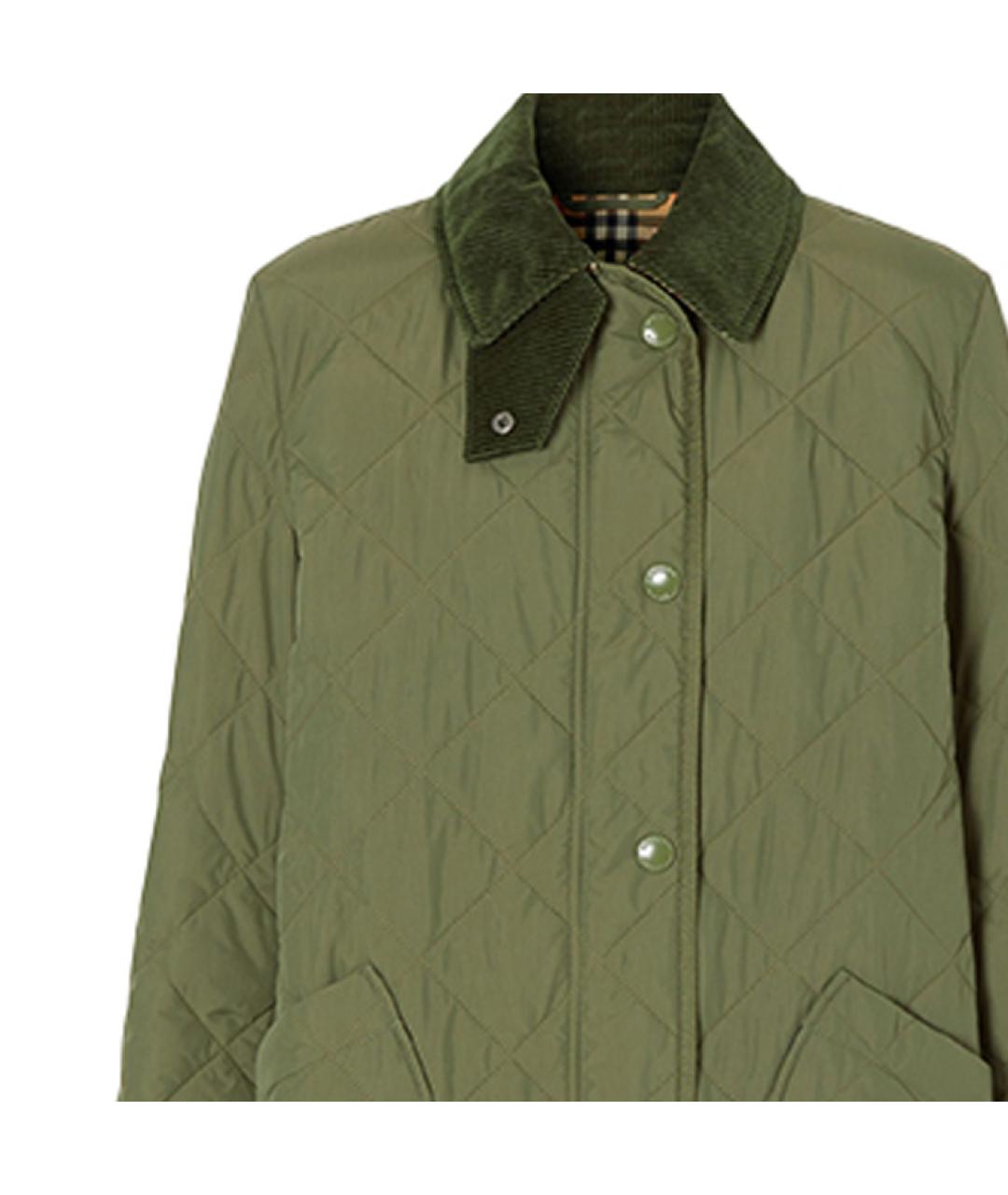 BURBERRY Хаки пуховик, фото 4