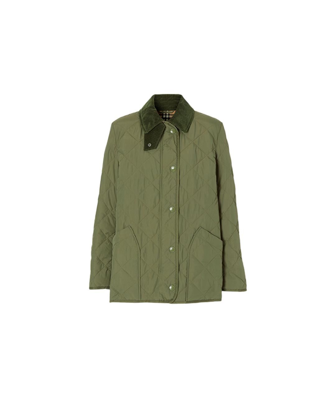 BURBERRY Хаки пуховик, фото 1