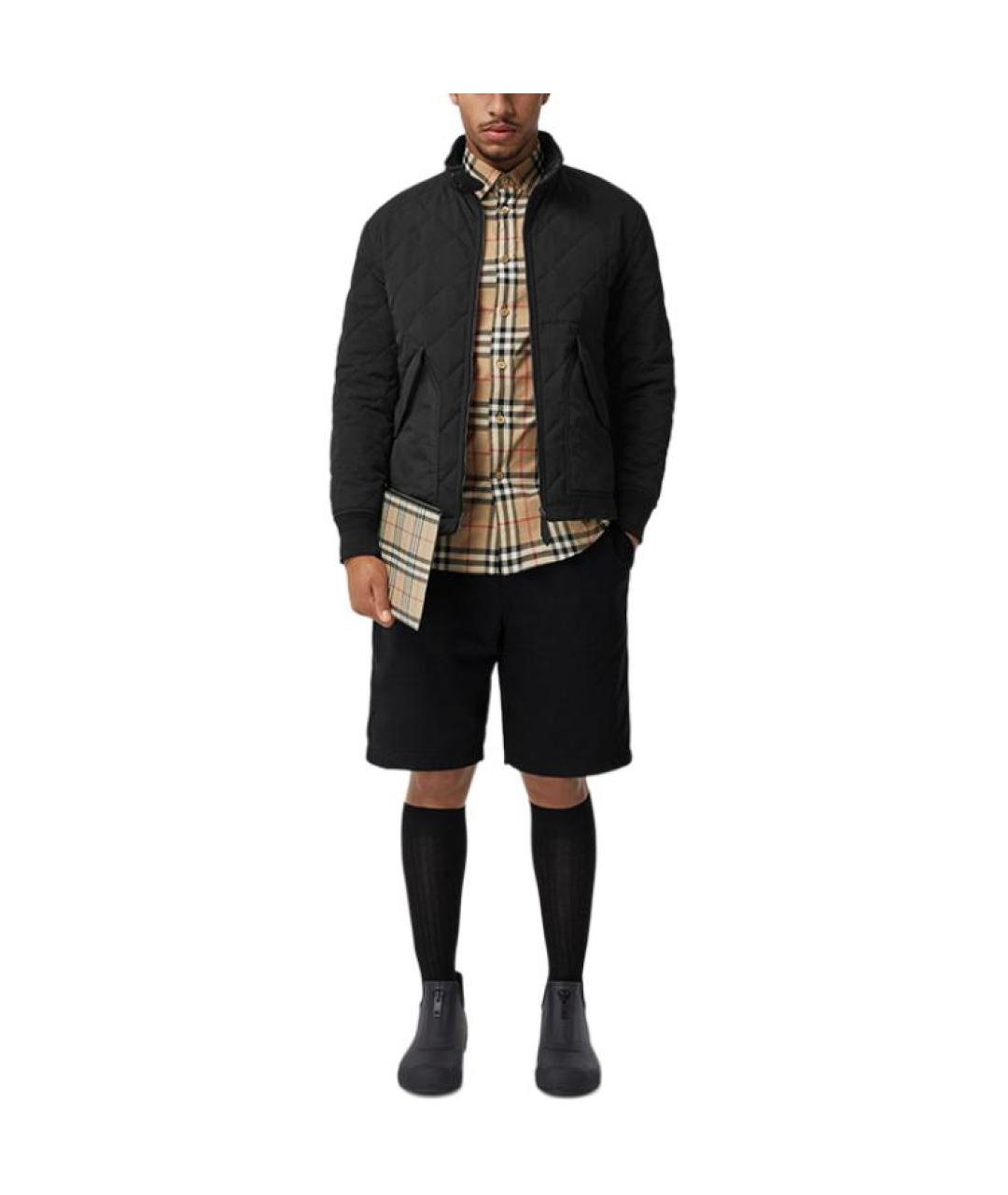 BURBERRY Черная куртка, фото 2