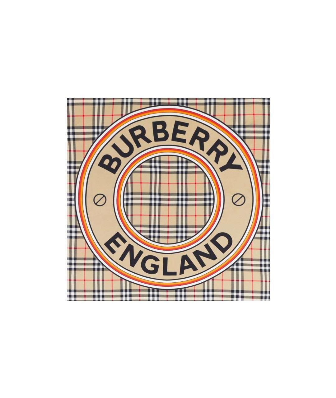 BURBERRY Мульти шелковый шарф, фото 1