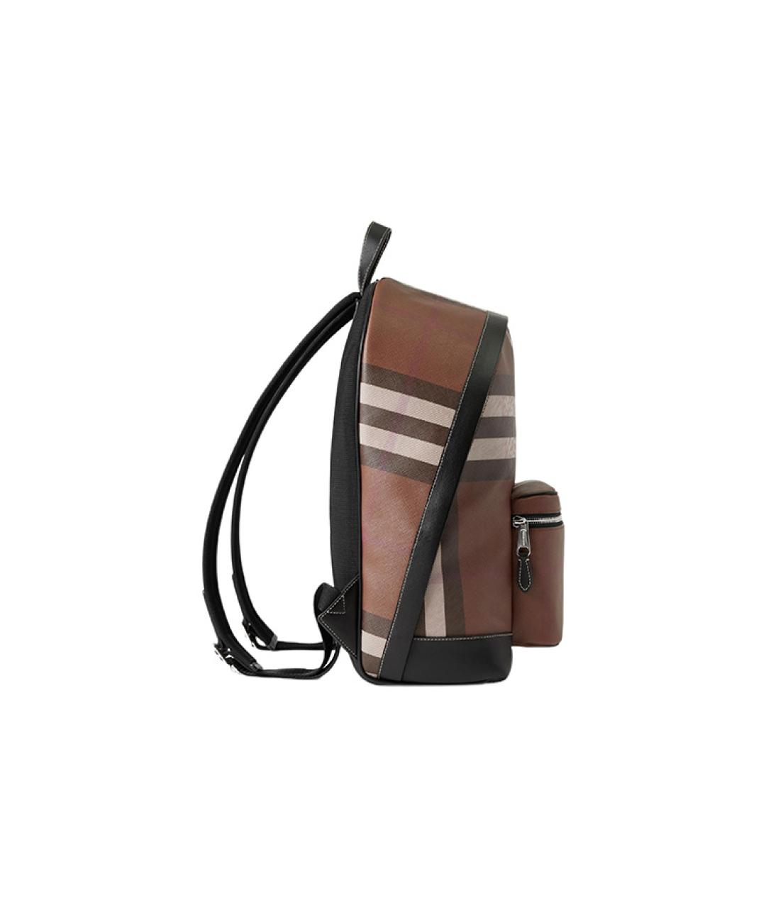 BURBERRY Коричневый кожаный рюкзак, фото 2