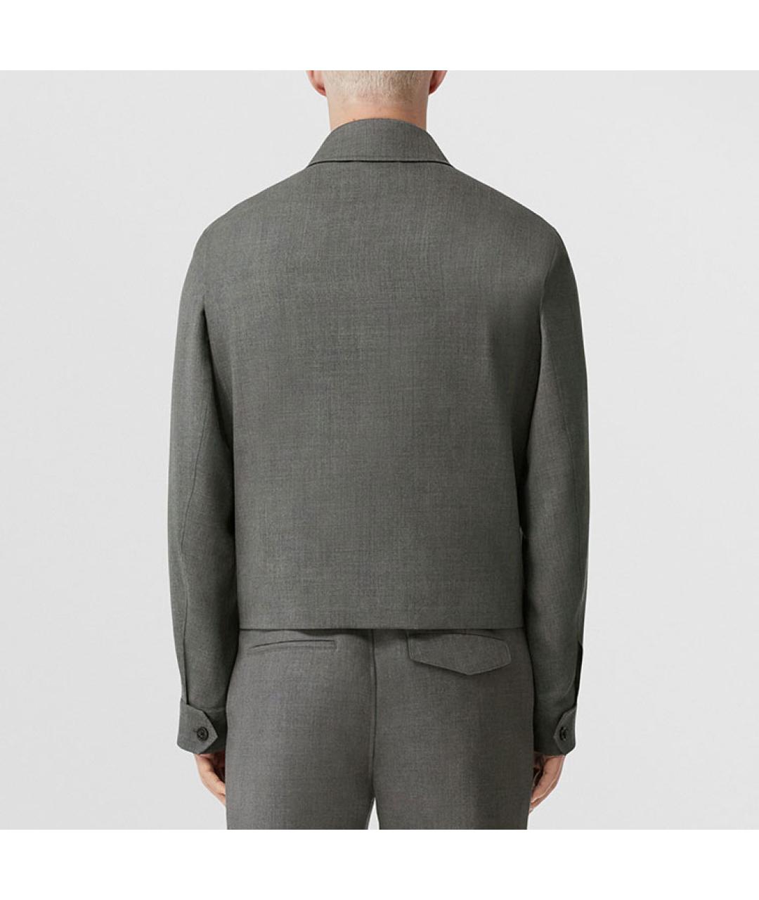 BURBERRY Серая куртка, фото 4